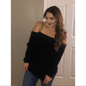 Charlotte Russe Black Strapless Tank